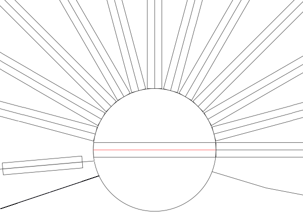 Drehscheibe allein und pur